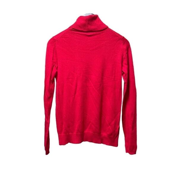 🌟70% OFF🌟 Ann Taylor Turtle Neck Red Sweater - Picture 2 of 2